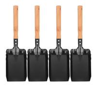 Housoutil 4 Pezzi Paletta per Focolare in Pala Resistente per Cenere Portatile Pala per Pulizia Manuale per Giardino