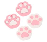 Housoutil 4 Pezzi Portachiavi dei cartoni animati chiave TAG. TAR catena Accessori per chiavi carini Accessorio per chiavi pratico tappi copritasti carini simpatici copritasti Gel di silice