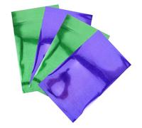 Housoutil 4 Pezzi Vinile Termoadesivo Glow in The Dark Htv Verde e Blu per Magliette Pellicola Flessibile Resistente Design Notturno Visibile e Permanente per Tessuti DIY