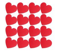 Housoutil 40 Pezzi Biglietti Auguri a Forma di Cuore in Carta Rossa per Decorazione Muro e Messaggi di Benedizione, per Festa degli Innamorati e Pareti dei Desideri