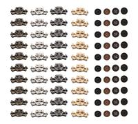 Housoutil 40 Set Borchie Teschio Punk in Lega, Rivetti per Cuoio | Decorazioni per Abbigliamento e Scarpe, Finitura Antiruggine, Stile Ribelle, per Cosplayer e Artigiani, Uso DIY