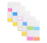 Housoutil 400 Pezzi Etichette Indice Scrivibili Autoadesive per Quaderni e Documenti Tipi Carte Colorate Resistenti all Segnapagina Riposizionabili con Superficie Rapida Asciugatura per