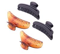 Housoutil 4pcs Grandi Fermagli Per Capelli Di Plastica E Fermagli Per Le Signore E Le Ragazze Per Capelli Spessi Durevole E Delicato Per Capelli