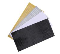 Housoutil 4pezzi Adesivi Lettere Minuscole in PVC Decalcomanie Lettere e Numeri per Scrapbooking Adesive Artigianali per Decorazioni e Progetti Creativi