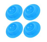 Housoutil 4pezzi Portauova in Silicone Vassoio Per Uova Alla Coque Rimozione Gusci Supporto Per Uova Distributore Per Frigorifero Organizzatore Per Piano Lavoro Espositore Per
