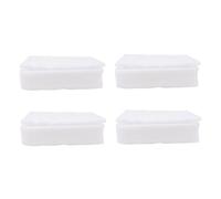 Housoutil 4pezzi Uova Contenitori Per Uova Da Casa Anti-pressione e Anti-caduta Design Doppia Piastra Per Maggiore Protezione