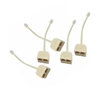 Housoutil 5 pezzi Adattatore Splitter Telefonico Convertitore Maschio per Telefono Adattatore Parete Fili Distribuzione per Fax e Segreteria Materiale Resistente