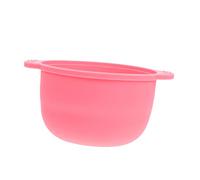 Housoutil 5 pezzi Pentolino Scaldacera in Silicone Resistente Al Calore Vaschetta per Sciogliere Cera Rosa Facile da e Antiadattante