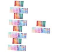 Housoutil 5 Set Adesivo Per Decompressione Sollievo D'ansia Sensoriale Stress Adulti Adesivi Sensoriali Strisce Sensoriali Calmanti Giocattoli Sensoriali Calmanti Carta 18 Pezzi*5
