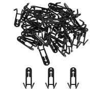 Housoutil 50 Pezzi 50 Ganci per Traliccio Melone Cantalupo in ABS Clip Adesive, Supporto Resistente per Piante Rampicanti da Giardino, per Fattorie e Frutteti, Installazione Rapida e