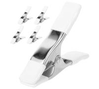 Housoutil 5pezzi Clip Molla Per Sfondo Clip Ergonomiche Plastica Resistente Per Fotografare e Fissare Teli Accessori Per Fotografia Professionale e Domestica