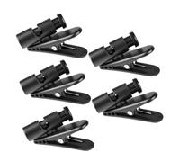 Housoutil 5pezzi Clip Per Microfono in Abs Pz Clip Per Cavi Per Cuffie e Auricolari Per Cavi Metallici e Usb Adatto Per Aule Discorsi e Spettacoli Teatrali