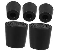 Housoutil 5pezzi Cuneo Fermaporta in Gomma Blocco Porta Anticollisione Fermaporta di Sicurezza per Casa e Ufficio Protezione per Porte Grandi e Pesanti Design Semplice e Durevole