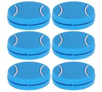 Housoutil 6 Pezzi Ammortizzatori in Silicone per Racchetta da Tennis, Controllo Vibrazioni Lungo Termine, Compatibilità, per Allenamenti e Partite