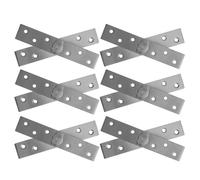 Housoutil 6 Pezzi Cerniere Invisibili per Porta Pivotante in Acciaio Inox 360° Rotazione Ferramenta per Porte Nascoste per Librerie e Armadi Cerniere a Perno per Impieghi Gravosi Adatte a