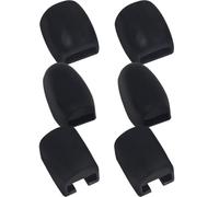 Housoutil 6 Pezzi Copertura Protettiva in Silicone per Sassofono, Cuscinetto Laterale per Tasti, Protezione per Chiave Laterale, Accessorio per Sassofono Nero