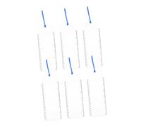 Housoutil 6 Pezzi Segnalibro Ingrandimento con Righello Integrato Ingrandimento Compatta per Libri Riviste e Giornali Strumento Misura Portatile per Viaggi e Esplorazioni