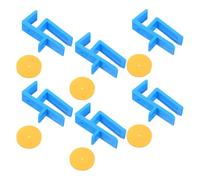 Housoutil 6 Set Dime per Falegnameria per Marcatura Precisa, Set | Plastica Blu Dischi Inclusi, Compatibile Pannelli e Armadi, Uso Portatile per Officina e Soffitti