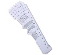 Housoutil 6pezzi Righelli Ottici Plastica Per Misurazione Della Distanza Pupillare Strumenti Oftalmici Ergonomici e Flessibili Con Scala Accurata Per Uso Professionale e Personale