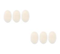Housoutil 6pezzi Spugne Loofah Per Bagno Teli Esfolianti Con Corda Scrubber Per Rimozione e Morta Design Naturale Per Liscia e Morbida