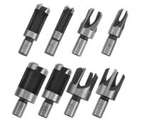 Housoutil 8 Pezzi Set di Bit Trapano in Legno po 'di noia Punte per muratura per calcestruzzo Punta da Trapano Apri Fori Punta da Trapano per Legna da ardere Metallo