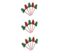 Housoutil 9 Pezzi Natale con Design Natale Albero Penne Colorate per Scuola Regalo Natalizio Originale e Divertente Colore Casuale