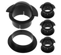 Housoutil Accessori Calcio per Tavolo in Plastica Nera, Set da 4 Rilevamento Esatto del Punto e Ritenzione Sicura della Palla, Diametro Regolabile 25-30mm per Giochi Famiglia e Amici