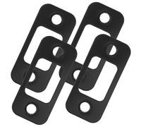 Housoutil Accessori Per Serrature Per Porte - 4 Piastre Di Bloccaggio Piastra Di Chiusura Larga Piastra Di Acciaio Inossidabile