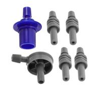Housoutil Adattatore per tubo aria di ricambio Connettore per bracciale misuratore pressione da braccio, 6 pezzi, diametri 5mm e 11mm, per monitor digitali, uso casa e ufficio