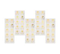 Housoutil Adesivi la Laurea 2026 Oro, Etichette Adesive Rotonde per Sigilli Buste e Decorazioni Festa, Set da 5 Fogli per Inviti e Regali di Laureati