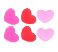 Housoutil Ammortizzatori Antivibranti per Racchetta da Tennis in Silicone a Forma di Cuore, Set da 6 Pezzi Colorati, Smorzatori di Vibrazioni per Giocatori e Prevenzione Gomito del