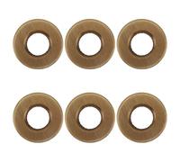 Housoutil Anelli di Troppo Pieno in Bronzo 6 Pezzi per Lavabo Bagno e Cucina Design Semplice e Pratico Accessori per Lavandino Uso Domestico e Commerciale