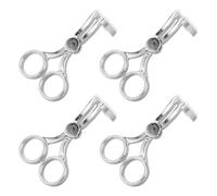 Housoutil Applicatore per Lenti a Contatto Morbide da 4 Pezzi in Plastica, Kit Morsetto per Rimozione e Bastoncini Ergonomici, Accessori Portatili per Lenti Invisibili da Viaggio e Uso