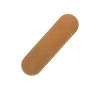 Housoutil Astuccio Per Penne Singola in Pelle Astuccio Per Stilografiche e Penne Sfera Realizzato in Vera Pelle Di Colore Cammello Piccolo e Funzionale