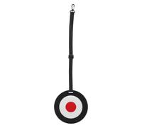 Housoutil Bersaglio da Calcio per Allenamento, Football Practice Target, Disco Bersaglio Regolabile in Pp Nero con Cinghie 38-68cm, per Allenamento di Precisione e Coaching Calcio, Adulti