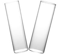 Housoutil Bicchieri da Cocktail Facili da Usare e Comodi 600ml Set 2 in Vetro Design e Rotondo, per Discos e Bars Riutilizzabile