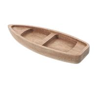 Housoutil Canoa in Legno Classica per Decorazione Versatile su Scrivanie e Scaffali, per Amici e Famiglia Funzione di Sollievo dalla Pressione