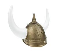 Housoutil Cappello Vichingo Corna in Plastica Leggero per Costume da Guerriero Adulto Feste e Eventi