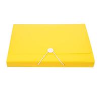 Housoutil Cartellina Portadocumenti Espandibile Organizer per Documenti con Design per Ufficio Scuola Resistente e Colore Giallo