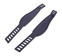 Housoutil Cinghie Regolabili Accessori per Bicicletta in Plastica Nero per Pedali Bici Set da 2 per Palestra e Ciclismo Indoor