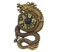 Housoutil ciondolo drago cinese appeso drago retrò chiave del drago ornamenti del drago decorazione vintage decorazioni da appendere alla borsa mestiere del drago retrò drago sospeso ottone