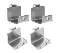 Housoutil Clip in Acciaio Inox per Ripiani Congelatore 4 Pezzi, Supporti per Mensole Frigorifero, Ganci Resistenti per Carichi Pesanti, Accessori per Congelatori Commerciali