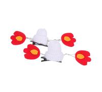Housoutil Clip per Chioma da Donna a Tema Halloween con Mini Cappello di Strega e Decorazione Fuoco, Accessorio Leggero in Metallo e Tessuto, per Cosplay e Feste