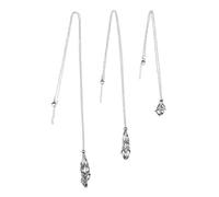 Housoutil Collana Cattura Sogni con Ciondolo Gabbia per Cristalli in Acciaio Inossidabile 3 Pezzi Accessorio Moda Fai da Te Unico Lunghezza Regolabile