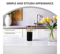 Housoutil Contenitore per Bacchette da Tavolo in Nera Pareti Ventilate Porta Bacchette e Compatto per Ristoranti Sushi e Cucina Casalinga Organizer Utensili da Cucina Salvaspazio