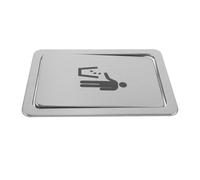 Housoutil Coperchio Incassato per Bidone della Raccolta Differenziata in Acciaio Resistente con Ribalta Rettangolare Copertura per Rifiuti da Incasso Sul Piano di Lavoro Cucina e Bagno