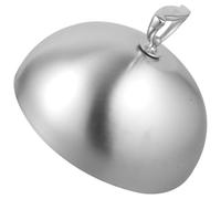 Housoutil Coperchio Rotondo in Acciaio 20 CM per Alimenti Copertura per Torta e Piatti Cupola Protettiva Antiolio per Cucina e Buffet Maniglia e Resistente