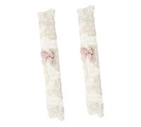 Housoutil Copertura Decorativa Per Maniglia Della Protezione Lunga Per Maniglia Della Copertura Protettiva Per Europeo Ricamo in Pizzo Installazione Facile