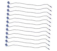 Housoutil Corda per Etichette con Fibbia Quadrata in Plastica Resistente Stringa per Tag Versatile e Minimalista Confezione da Circa per Etichette e Tag Appesi