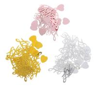 Housoutil Coriandoli Romantici a Forma di Lettere per Matrimonio Decorazione Creativa da Tavolo in Set da 3 Argento Oro Rosa Oro per Feste Addii al Nubilato e Decorazioni Domestiche